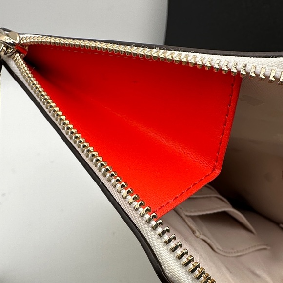 NWOT Kate Spade White Floral Clutch - Picture 7 of 7